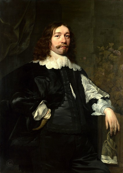 Хельст, Бартоломеус ван дер Портрет мужчины в&nbsp;черном с&nbsp;перчаткой в&nbsp;руке (1641). Национальная галерея, Лондон