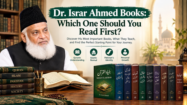 Dr. Israr Ahmed Books: Which One Should You Read First?