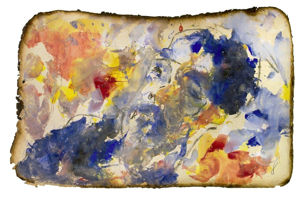 Анатолий Зверев. Портрет Георгия Костаки. 1958