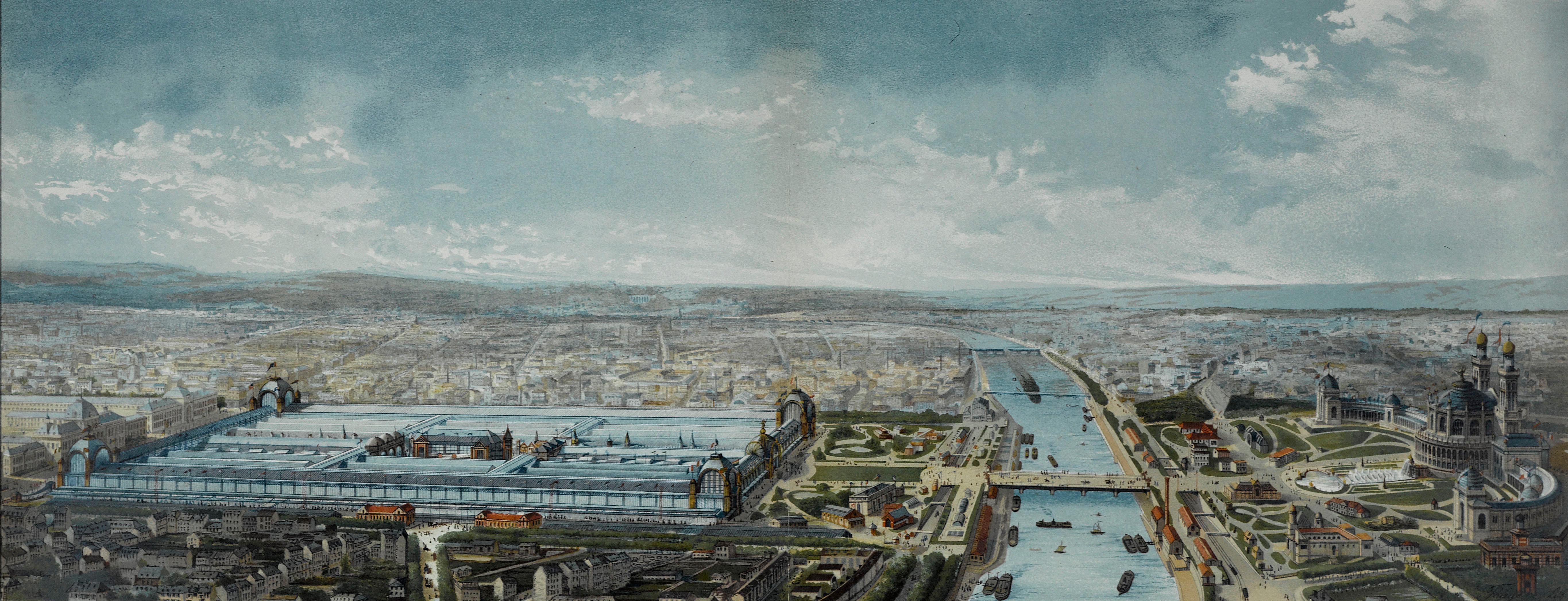 С. Совестр. Панорама Всемирной выставки 1878&nbsp;г. в&nbsp;Париже.
