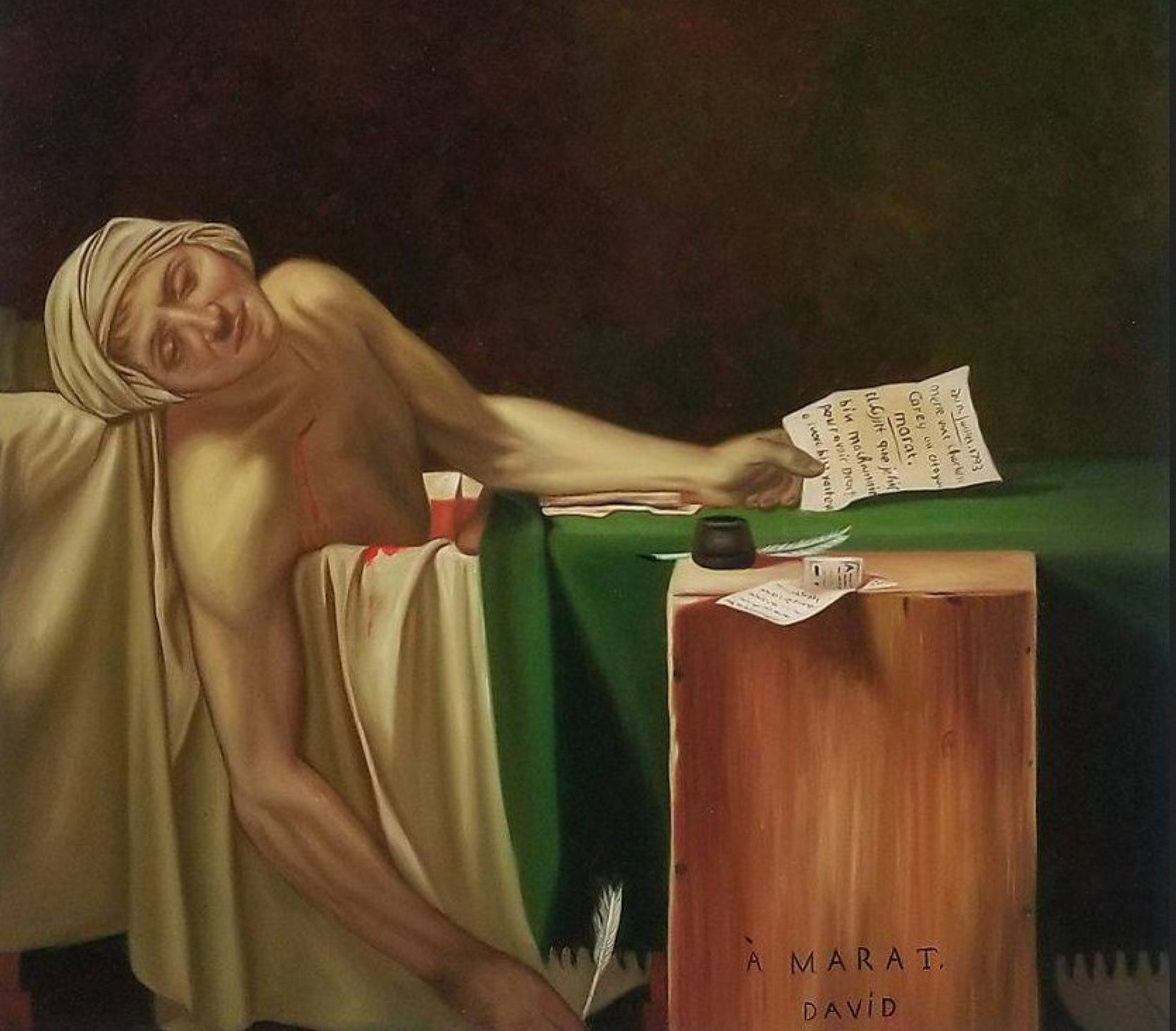 Жак Луи Давид «Смерть Марата» (1793)