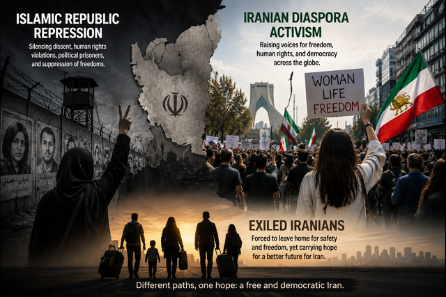 Islamic Republic Repression, Iranian Diaspora Activism, and Exiled Iranians: Understanding the Ongoing Struggle for Rights and Freedom