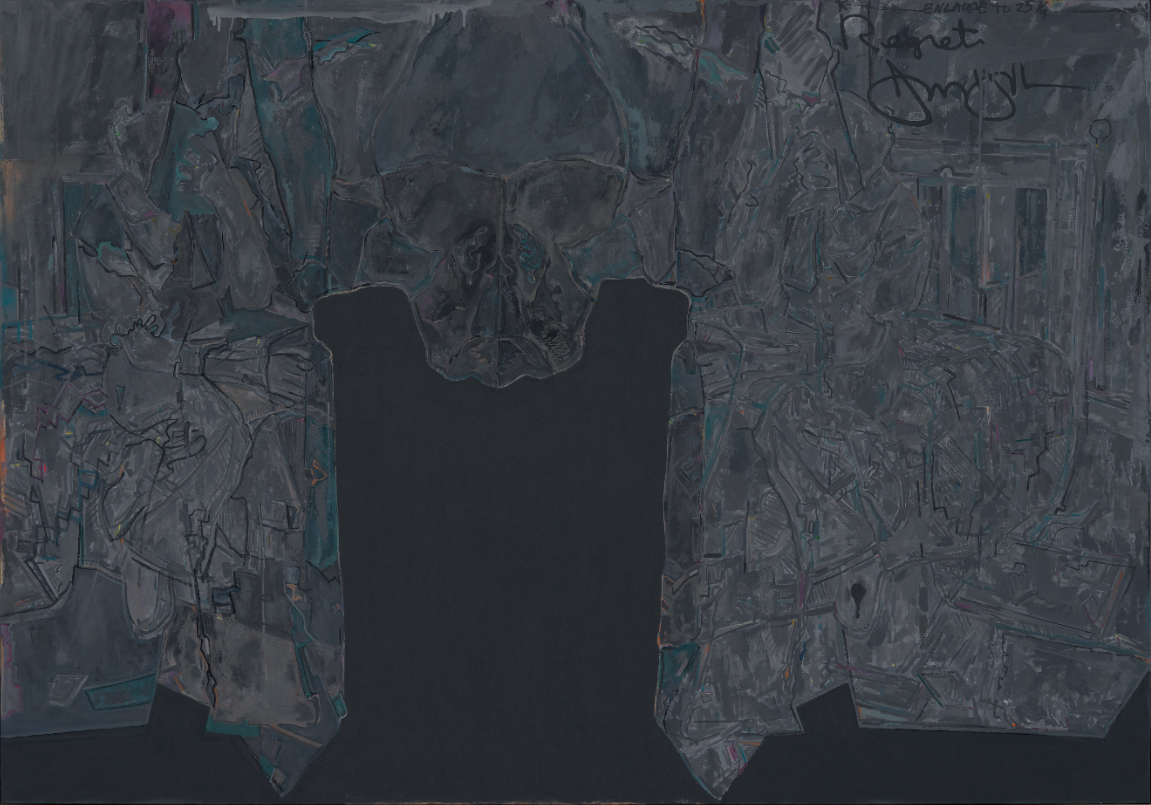 Jasper Johns, “Regrets”, 2013