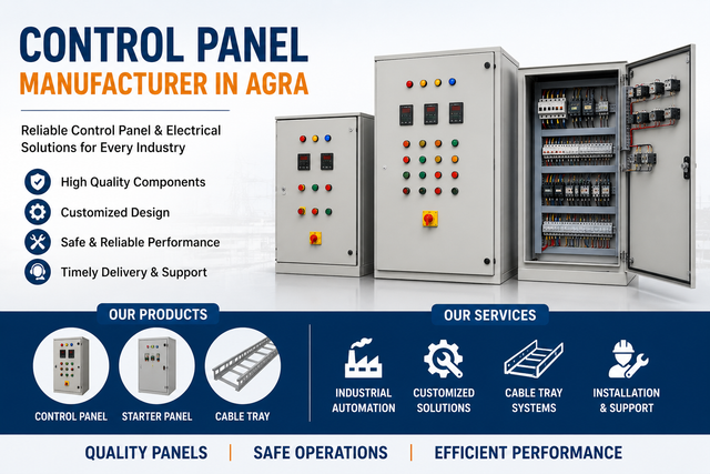 Control Panel Manufacturer in Agra – Reliable Electrical Panel Solutions by JP Shine Electrical