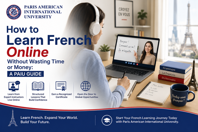 How to Learn French Online Without Wasting Time or Money: A PAIU Guide