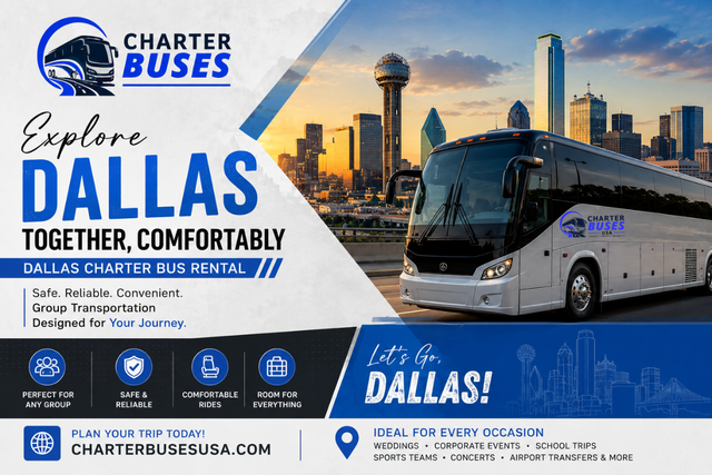 How to Choose the Right Dallas Charter Bus for Your Group Size
