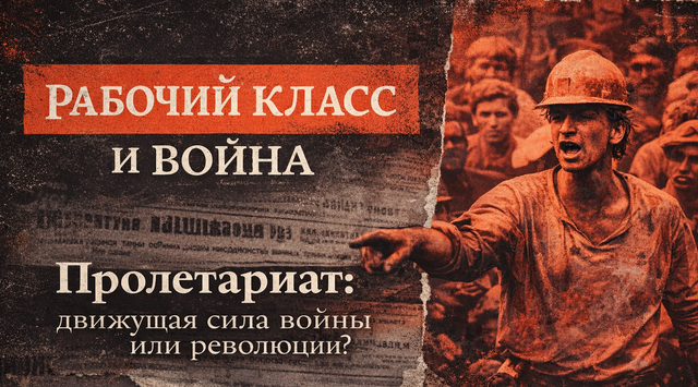 Рабочий класс и война