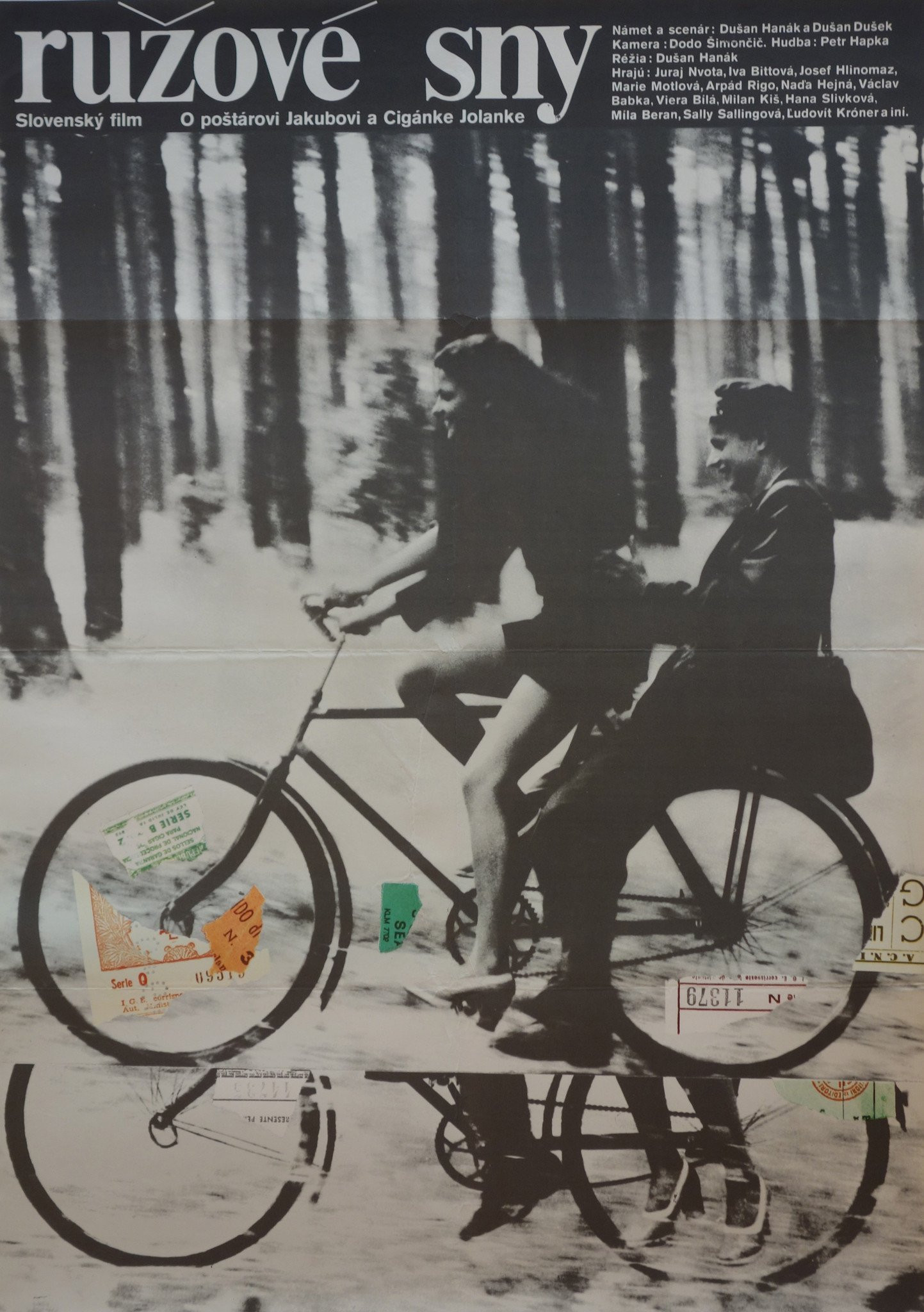 Розовые сны&nbsp;— Душан Ганак, 1976. Постер Милана Грыгара