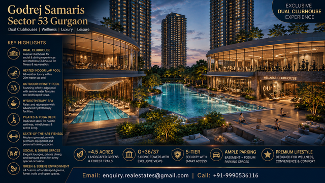 Godrej Samaris Sector 53 Gurgaon Spacious Luxury Residences