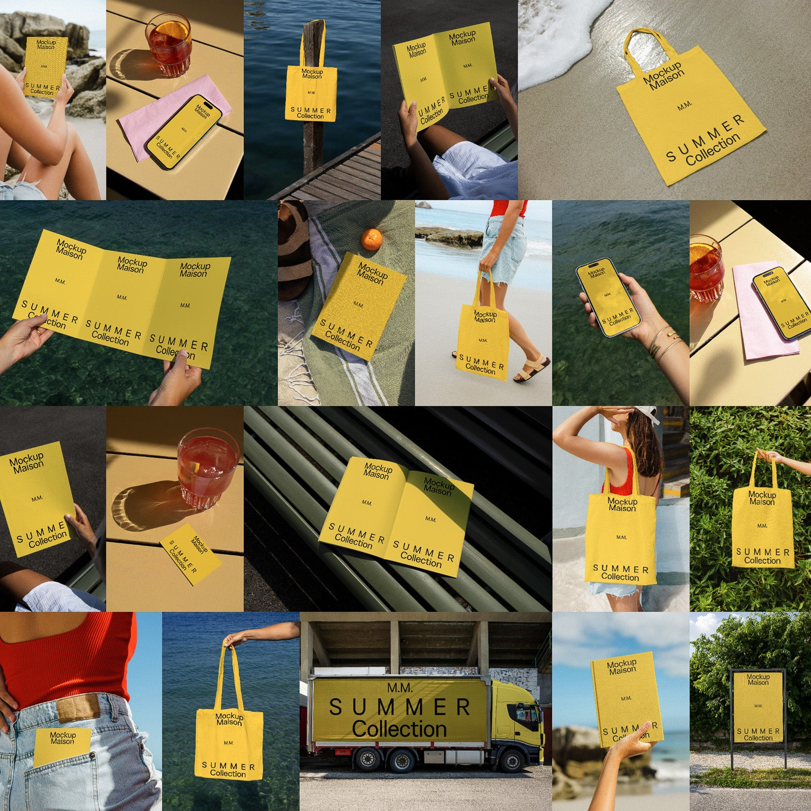 Summer Collection — 31 Mockups (€109,00) by Mockup.Maison