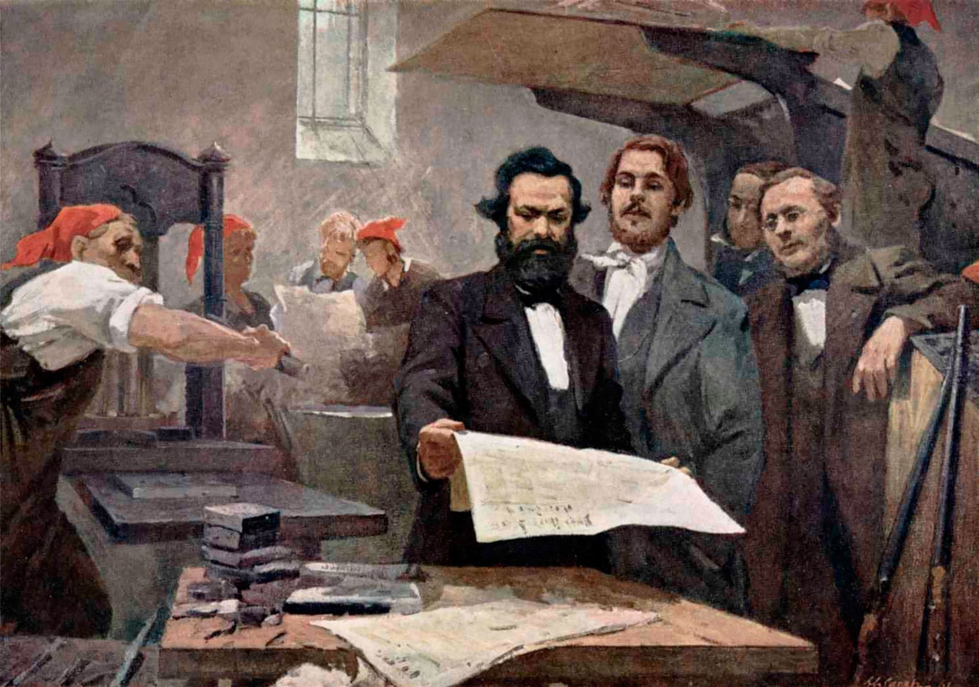 Карл Маркс и Фридрих Энгельс