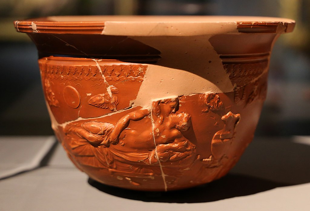 Глиняная чаша с&nbsp;эротической сценой. I век н.э.