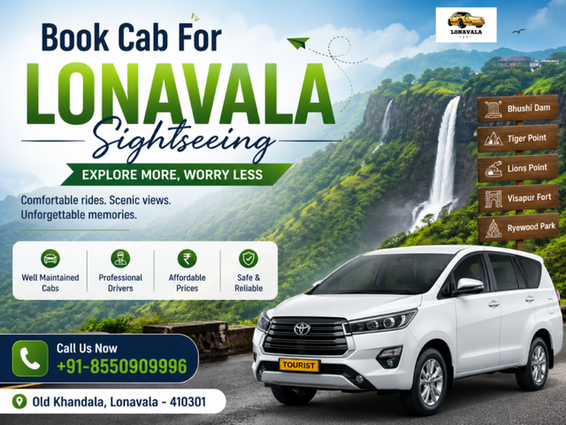 Lonavala Cab Service For Sightseeing