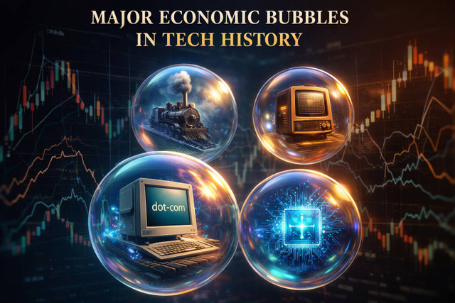 Крупнейшие экономические пузыри в истории технологий: Уроки прошлого и будущее ИИ