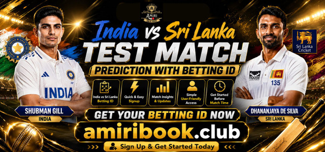 India vs Sri Lanka Test Match Prediction with Betting ID