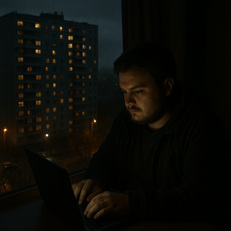 Он ставит точку. И решает перечитать, что у него получилось: