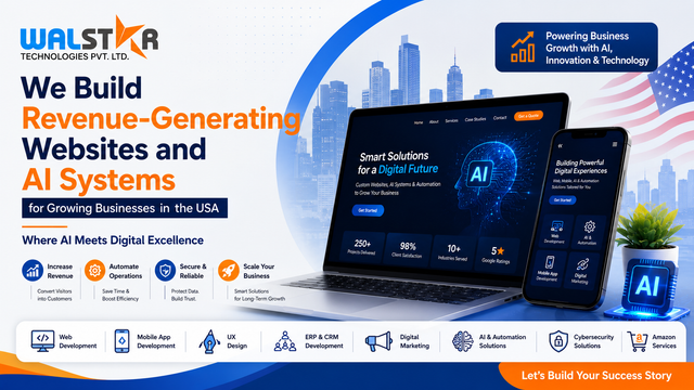 We Build Revenue-Generating Websites and AI Systems for Growing Businesses in the USA