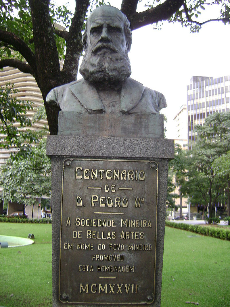 Памятник последнему бразильскому императору в&nbsp;столице штата Минас-Жейрас, Белу-Оризонти, Бразилия. 
