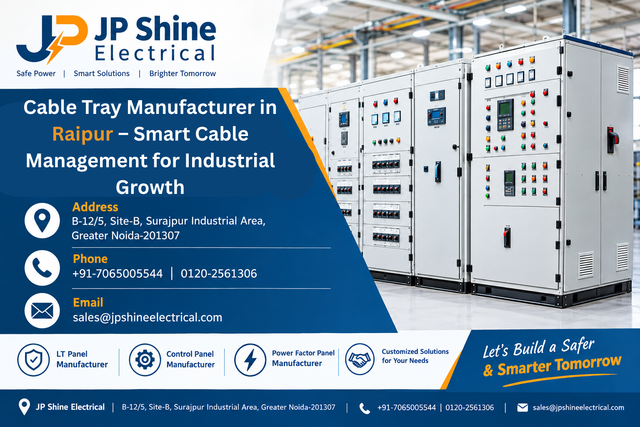 Cable Tray Manufacturer in Raipur – Smart Cable Management for Industrial Growth