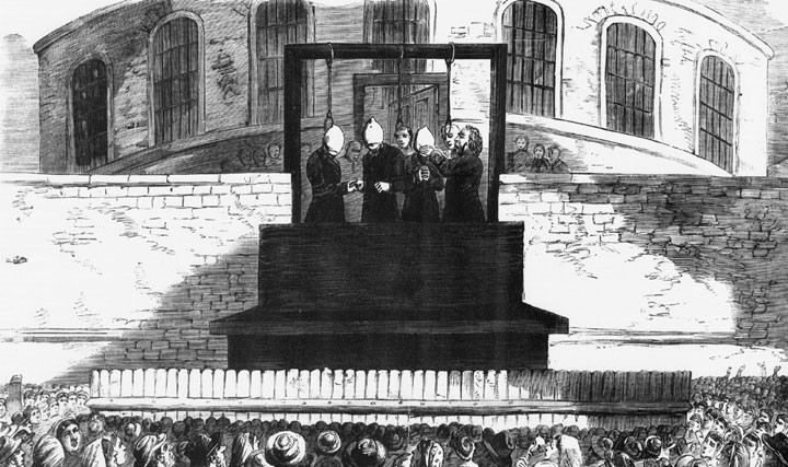 Публичная казнь в&nbsp;Манчестере, 1867