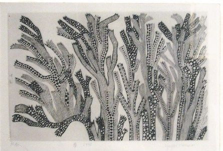 Yayoi Kusama. Spring. 1995. Engraving. Source: sothebys.com