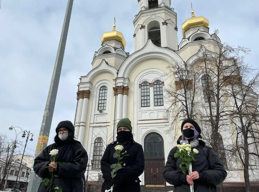 Le attiviste a Ekaterinburg / primavera 2022
