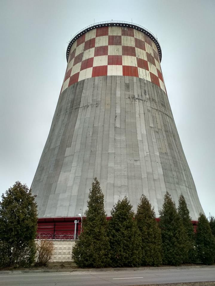 градирня в&nbsp;г.&nbsp;Гомеле, ТЭЦ-2, 14&nbsp;марта 2019&nbsp;г.