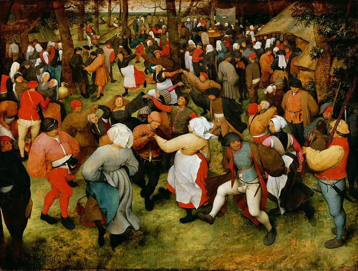 Питер Брейгель Старший «Свадебный танец» 1566&nbsp;г.