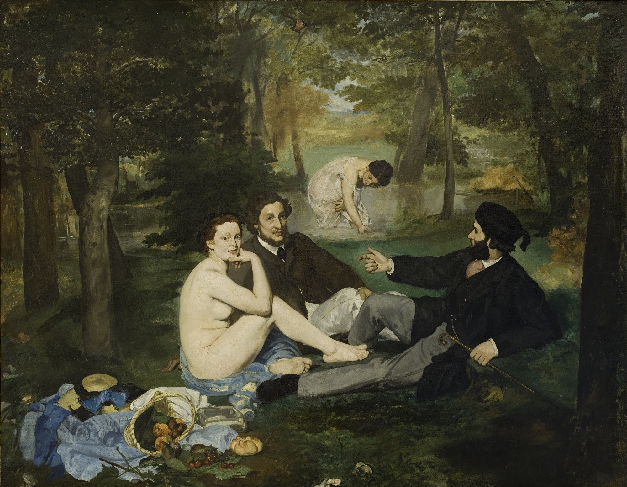 Э. Мане. Завтрак на&nbsp;траве (1863). Одна из&nbsp;картин, выставлявшихся на&nbsp;«Салоне отверженных» 1863&nbsp;г.