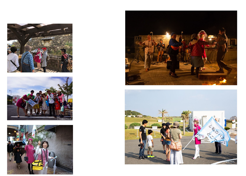 TOMIMOTRAVEL проводит экскурсии. Courtesy: TOMIMOTRAVEL. Tanegashima Space Art Festival. Кагосима (2018). Фотографии: Кисин Химори, Асука Танияма, Юки Микума, Такуро Фудзисаки