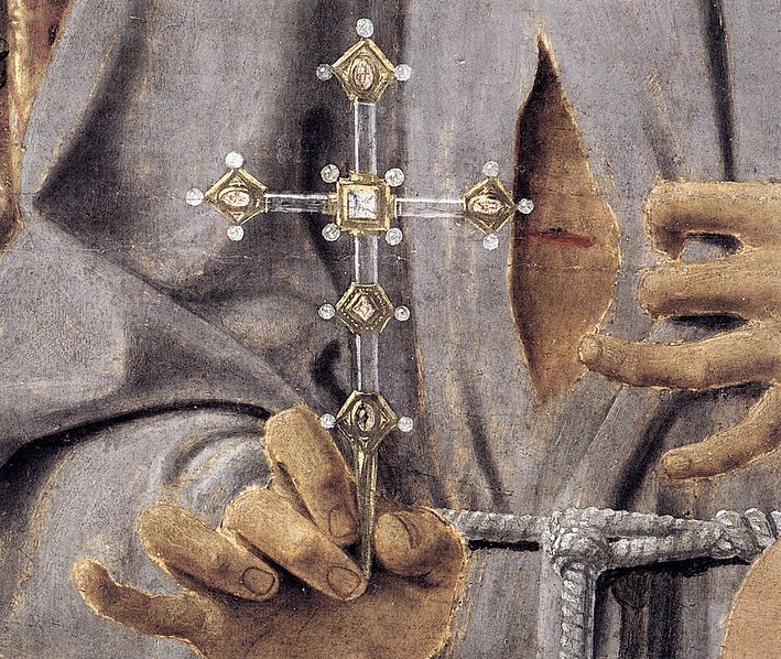 Пьеро делла Франческа, «Алтарь Монтефельтро» (фрагмент). 1472&nbsp;год.