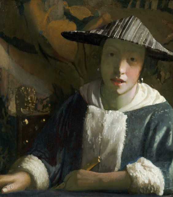 Эксперты давно задавались вопросом, действительно ли «Девушка с флейтой» является одной из немногих в мире картин Вермеера.