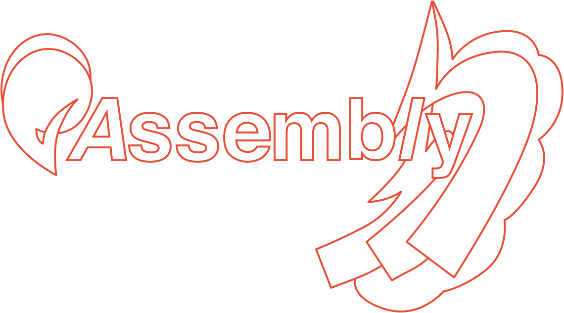 Элемент визуальной идентичности «Ассамблеи» на&nbsp;основе рисунка Насти Рябовой