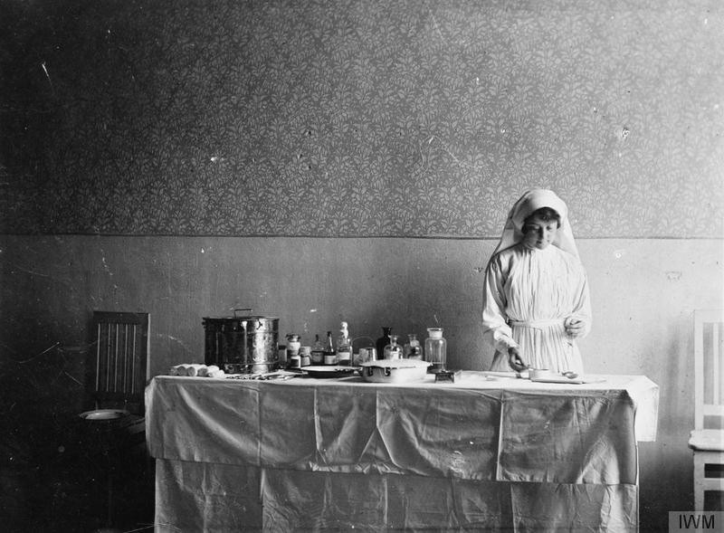  Флоренс Фармборо в&nbsp;госпитале, 1915&nbsp;год.