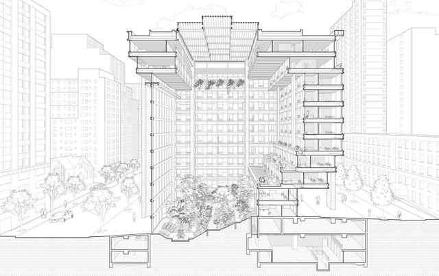 The Ford Foundation. Kevin Roche John Dinkeloo and Associates. New York, USA (1968)