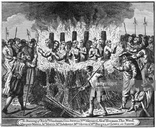 Сожжение протестантов при&nbsp;королеве Марии, 1557&nbsp;г.
