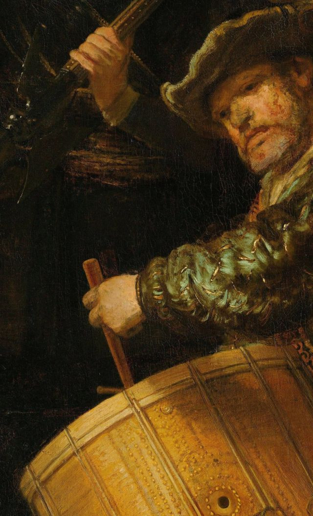Рембрандт Харменс ван Рейн, «Ночной дозор», фрагмент.&nbsp;— RIJKSMUSEUM