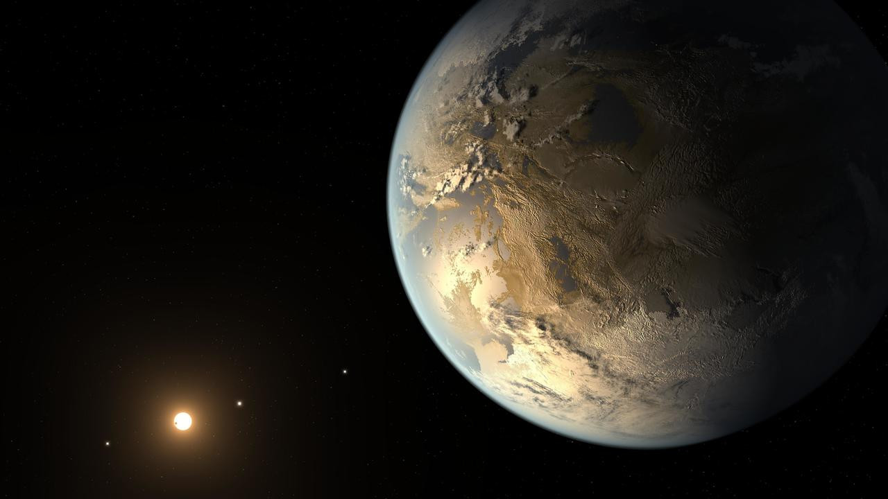Экзопланета “Kepler-186f”. NASA Ames/SETI Institute/JPL-Caltech.