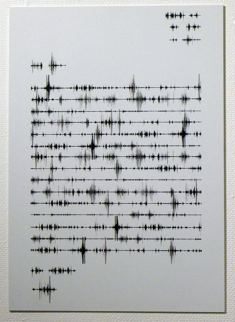 Visual sound waves by Jennifer Cantwell