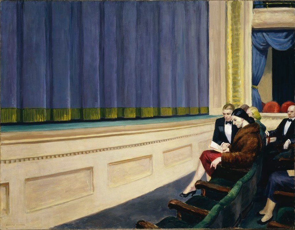Эдвард Хоппер «Первый ряд оркестра», 1951