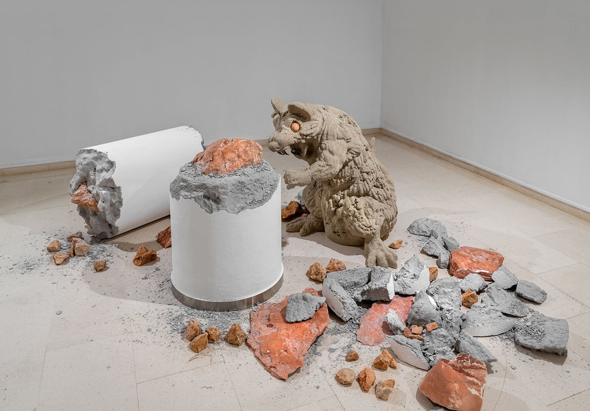 Гильермо Рос, «An exercise in violence», вид экспозиции в&nbsp;Музее современного искусства Валенсии IVAM, 2021