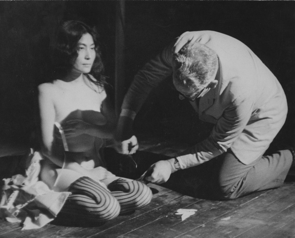 Performed by Yoko Ono, 1966 during the DIAS, Africa Centre, London