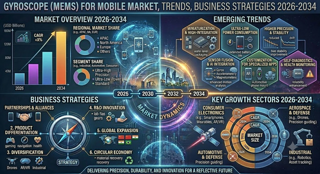 Gyroscope (MEMS) for Mobile Market, Trends, Business Strategies 2026-2034