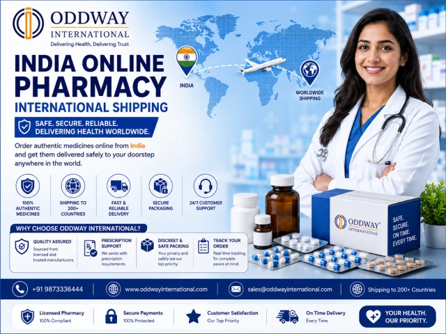 Online pharmacy India ship to USA for global healthcare buyers - Oddway