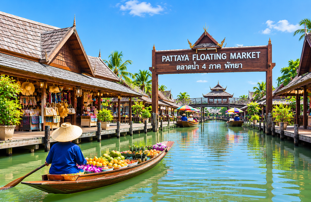 Pattaya Floating Market Boat Ride: Tickets, Prices & Experience 