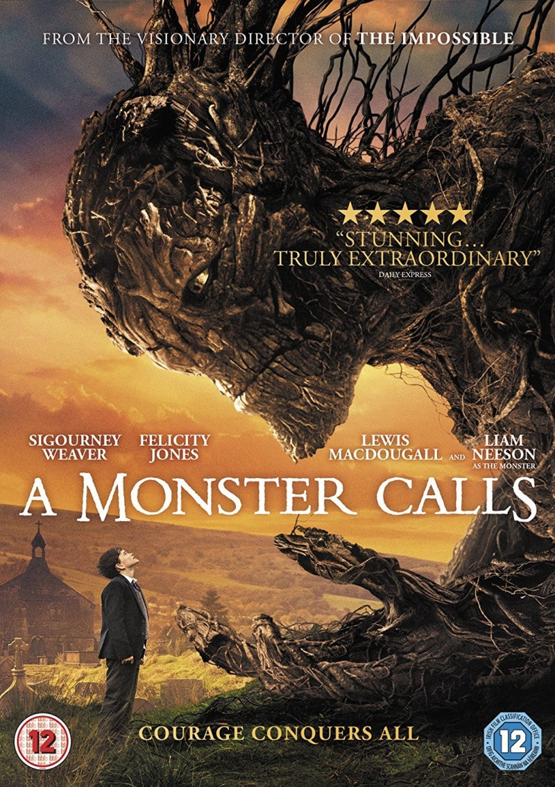 Афиша фильма «Голос монстра» (“A Monster Calls”), Хуан Антонио Байона, 2016