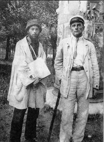 Эль Лисицкий и&nbsp;Казимир Малевич летом в&nbsp;Витебске (1920)