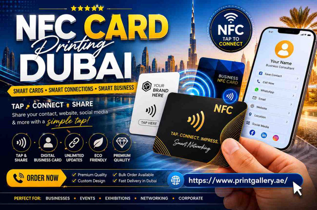 NFC Cards Printing Dubai - Smart Business Networking for Modern Brands