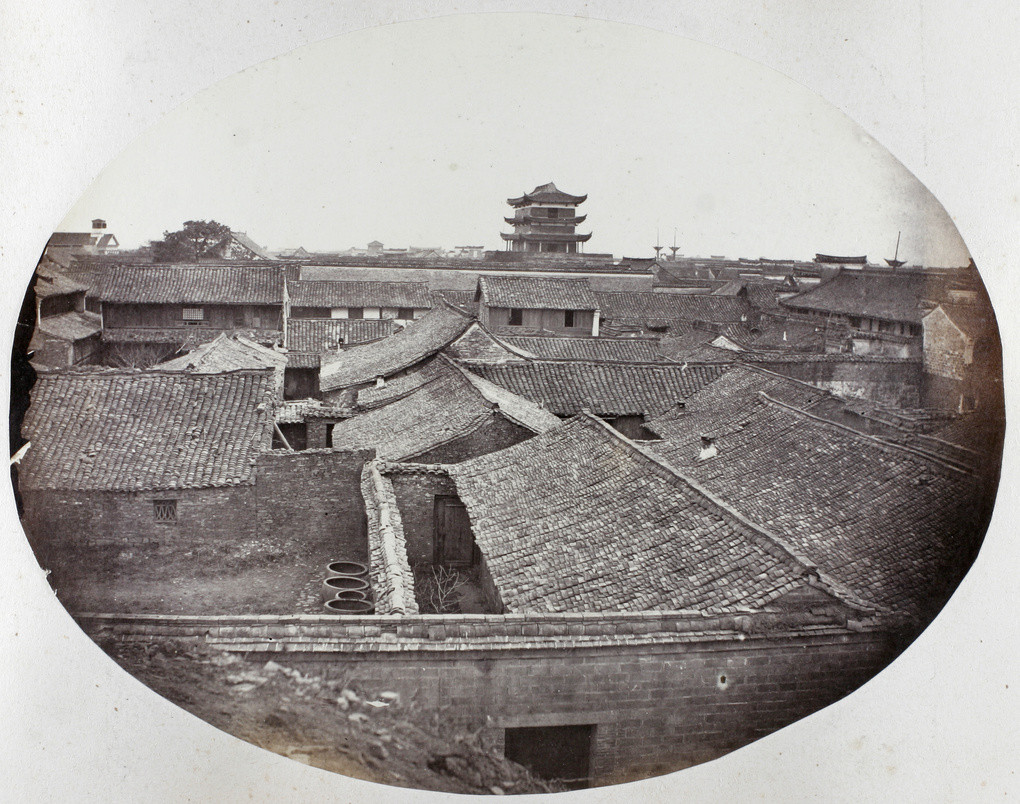 View of Ningbo from the city wall, 1870. Photograph by Watson, Major J.C.&nbsp;Image courtesy of Terry Bennett Collection and Historical Photographs of China, University of Bristol (hpcbristol.net/visual/Bo02-004).