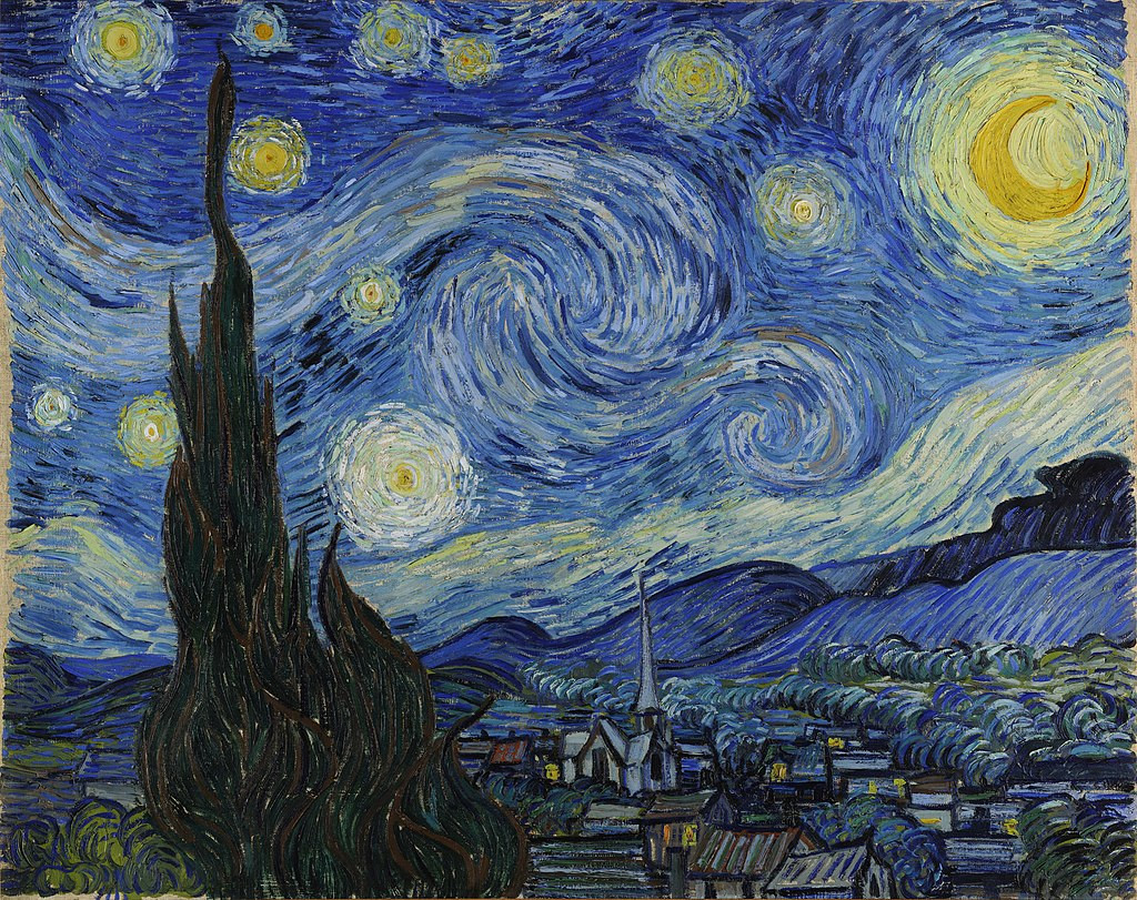 Ван Гог&nbsp;— «Звёздная ночь».